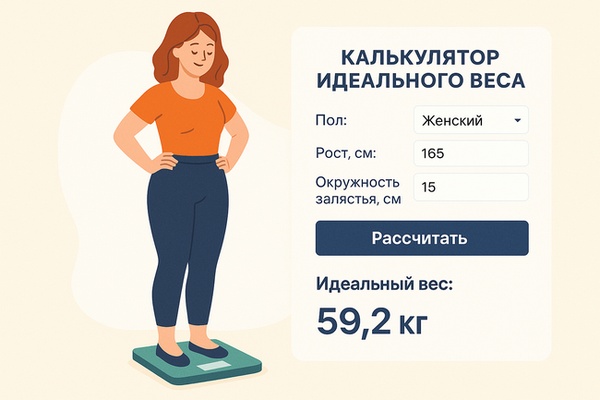 калькулятор идеального веса