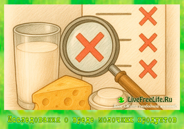 исследования о вреде молока 1182